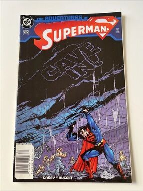 The Adventures of Superman Comic Book - Issue #610 Jan. 03 Cave In ! Comic book